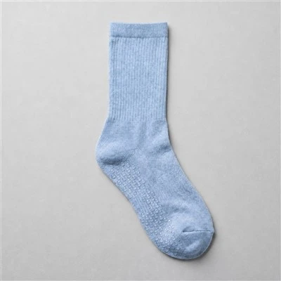 Cloud Blue protišmykové ponožky Pilates Grip, Crew, vlastné logo - MOQ 100 párov